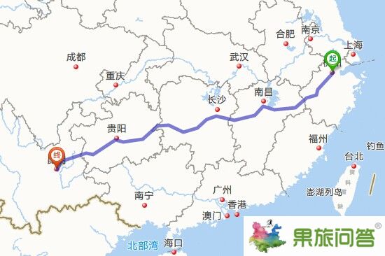 浙江到云南火車，浙江到云南多少公里，浙江到云南機(jī)票要多少錢？