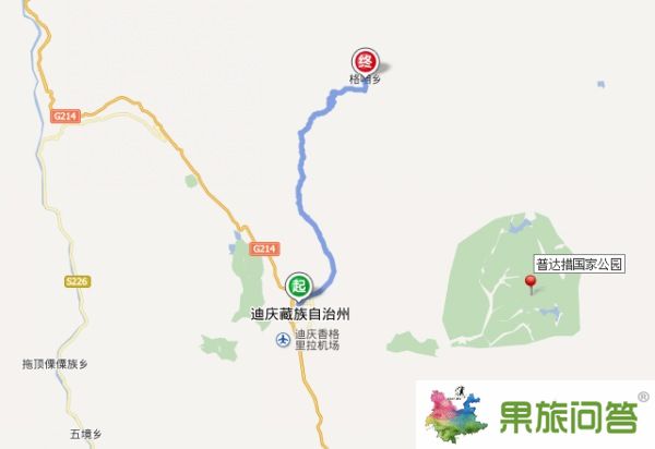 香格里拉到格咱鄉(xiāng)怎么坐車？香格里拉縣到格咱汽車有多少公里？